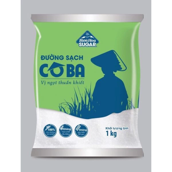 Đường sạch Cô Ba Biên Hòa gói 1kg