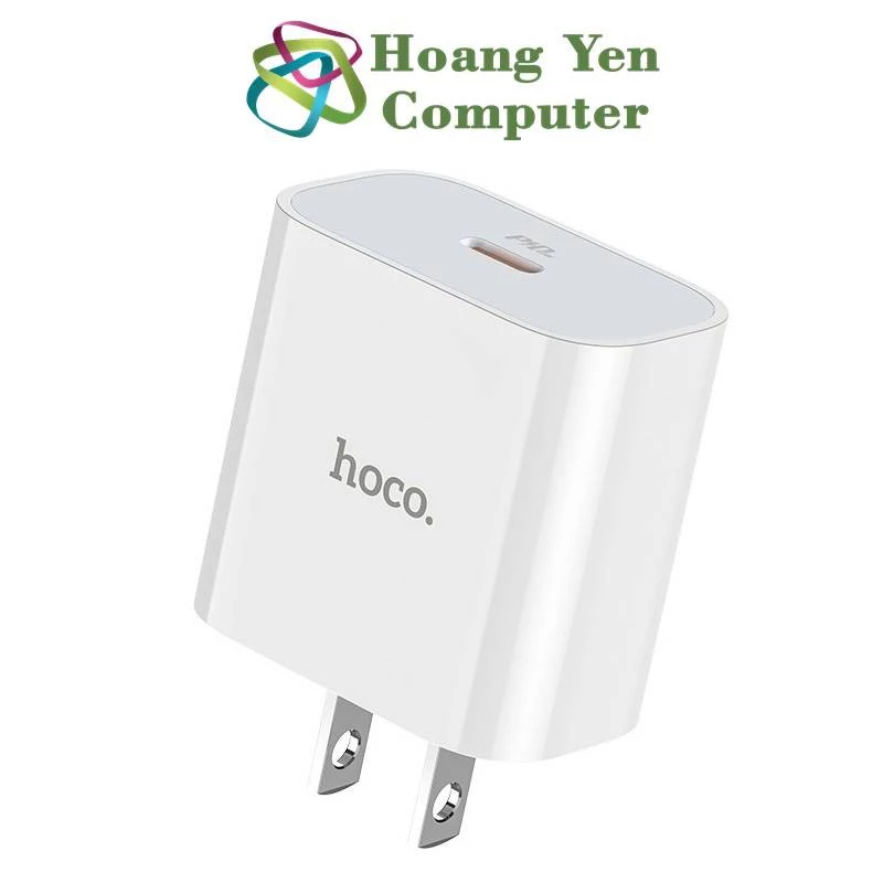 Cốc Sạc Nhanh Chui Type C Hoco C76 Plus PD3.0 QC3.0 20W - BH 12 Tháng Chính Hãng - Hoàng Yến Computer