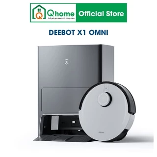 Robot hút bụi lau nhà Ecovacs Deebot X1 Omni/  X1Pro Omni  hàng (NEW Like) tự giặt khăn lau, tự đổ rác