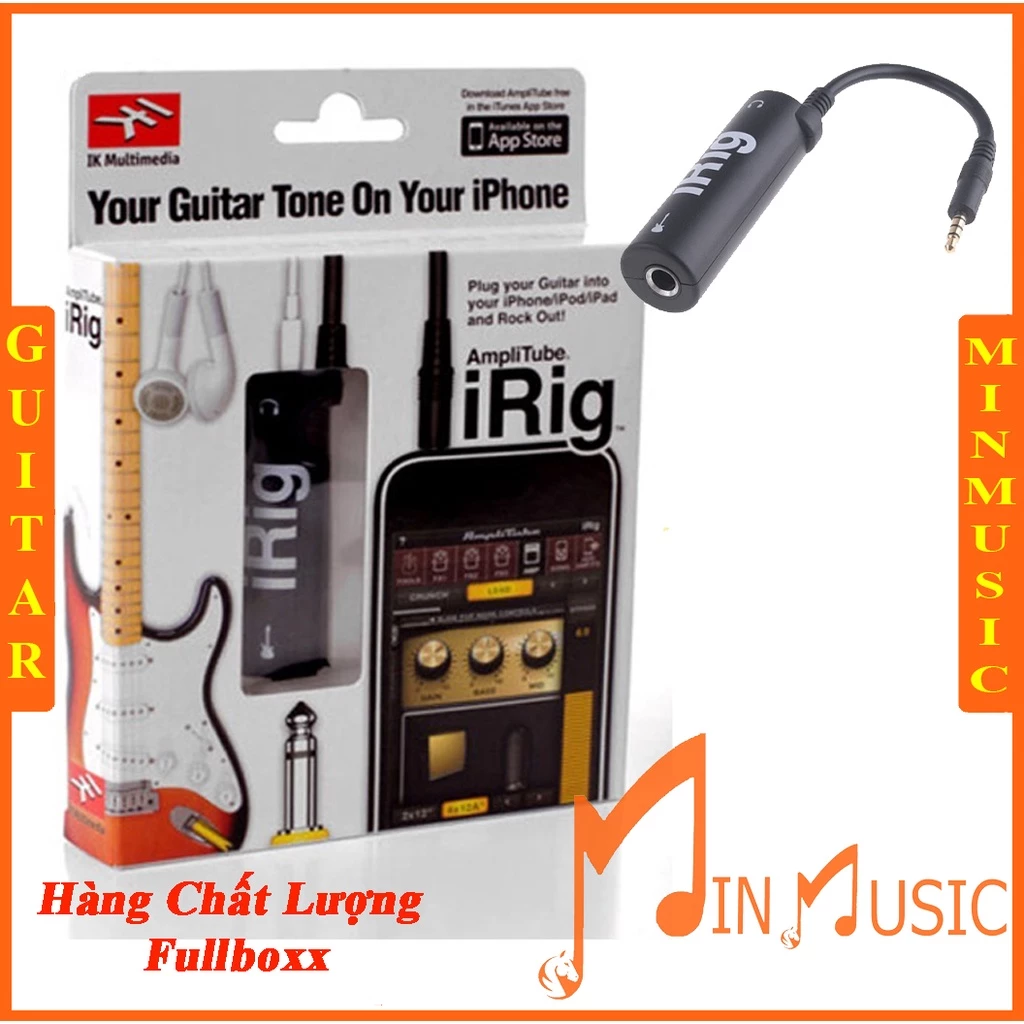 iRig AmpliTube Cáp kết nối đàn guitar với điện thoại