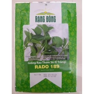 Hạt giống rau thơm sả (é trắng) RADO 189 Rạng Đông góib5g