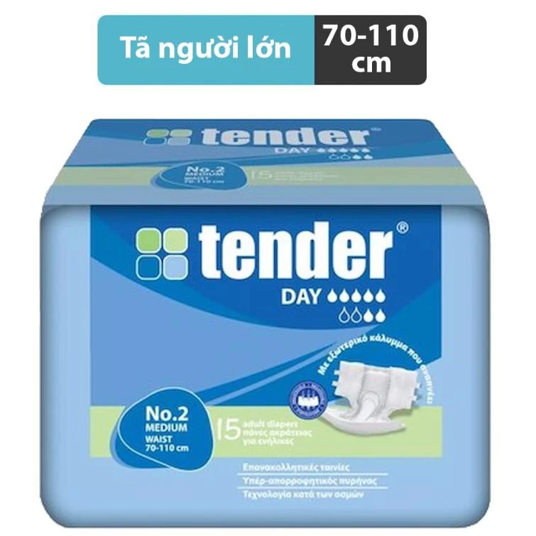 Tã Bỉm Dán Châu Âu Tender –  dùng cho người lớn và bà bầu Vòng bụng 70-110cm