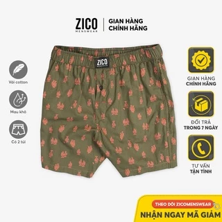 Quần đùi nam đi biển ZICO MENSWEAR họa tiết Rêu Xương Rồng - ZC16