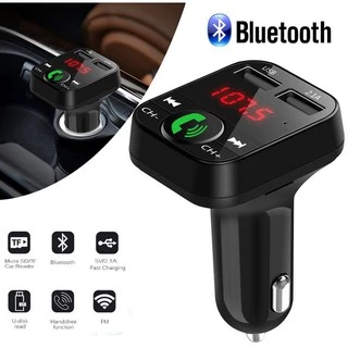 Tẩu sạc ô tô kiêm nghe nhạc MP3, kết nối điện thoại qua bluetooth, kết nối dàn âm thanh trên xe qua sóng FM