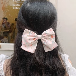 Kẹp nơ vải hoa Blossom Ribbon của The little Bownie