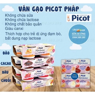 Váng gạo Picot Peptit đủ vị (dùng cho bé dị ứng đạm bò)