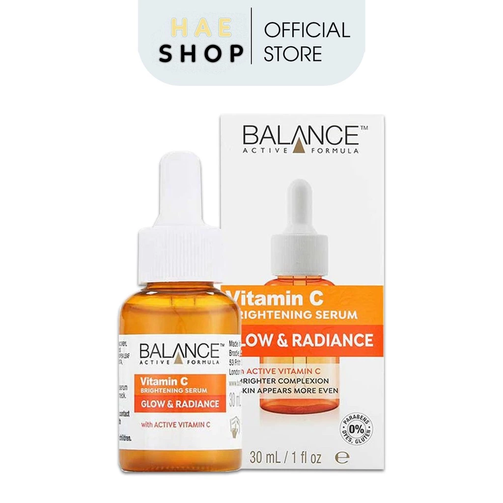 Tinh Chất Dưỡng Sáng, Chống Lão Hóa Balance Vitamin C 30ml (Serum Vitamin C Công Thức Mới) - Hàng UK