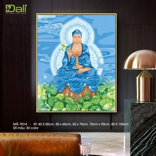 Tranh treo tường tự tô màu số hóa DALI Tranh Phật giáo P014