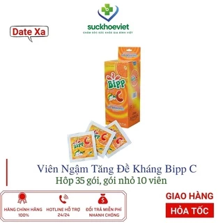 Kẹo ngậm Bipp C tăng sức đề kháng cho trẻ - Gói 10 Viên