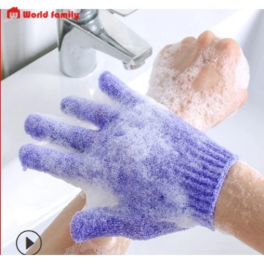 Găng tay bao tay tắm tẩy da chết làm sạch da mịn sáng 1 chiếc