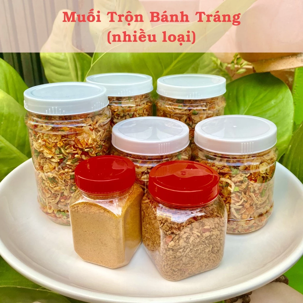 Muối Trộn Bánh Tráng Tây Ninh Nhiều Loại Siêu Ngon LiliFood (Tôm Hột, Tôm Nhuyễn, Muối Nhuyễn) Size 100g - 500g