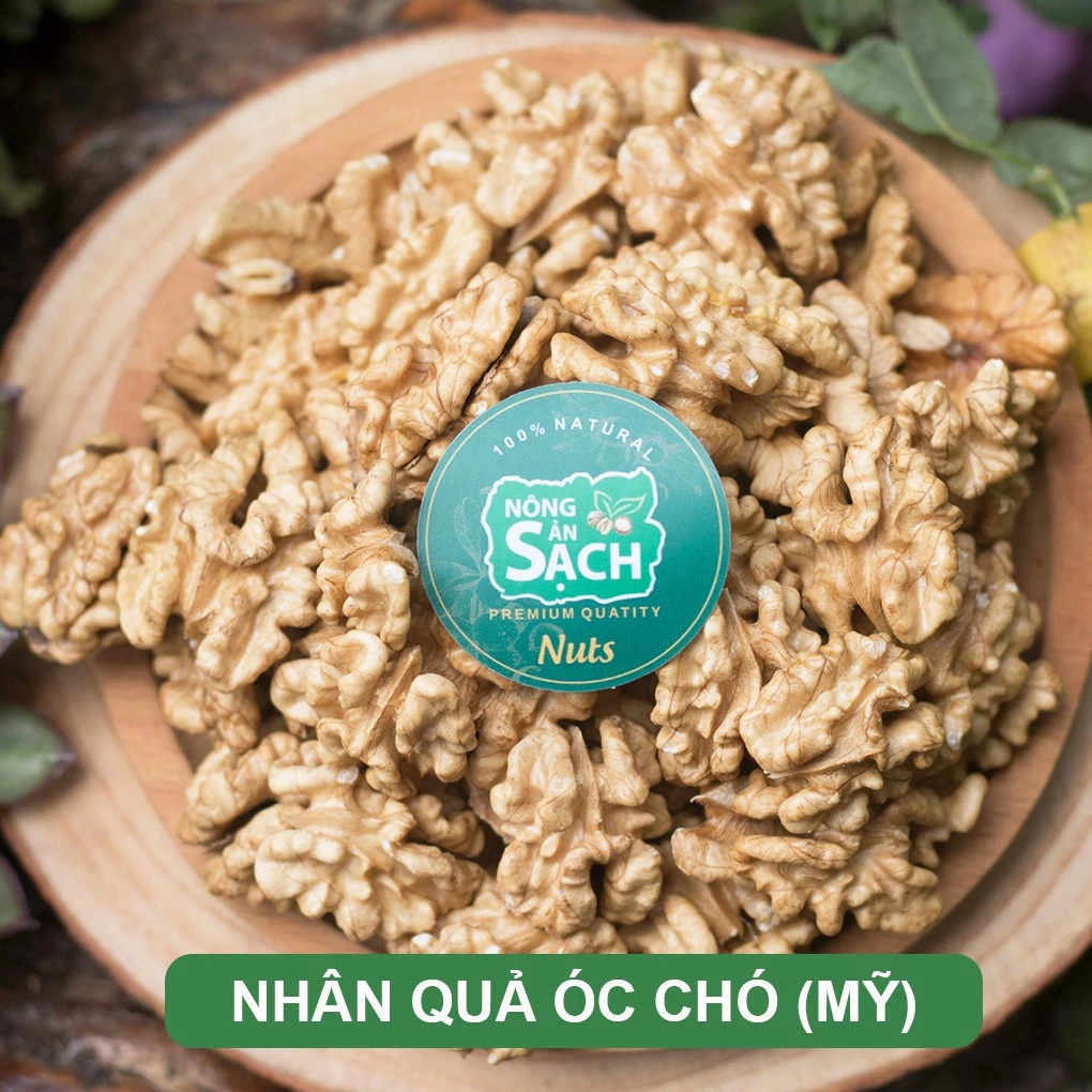 500g Nhân Óc Chó Sạch Mỹ California NHÂN VÀNG