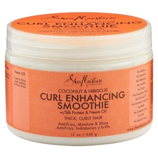 KEM DƯỠNG, GIỮ NẾP TÓC XOĂN SHEAMOISTURE COCONUT & HIBISCUS CURL ENHANCING SMOOTHIE