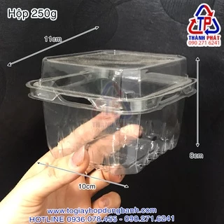 100 Hộp P250A - Hộp 250G - Hộp đựng cà chua bi 250G - Hộp đựng 250G dâu - Hộp đựng nấm P250A