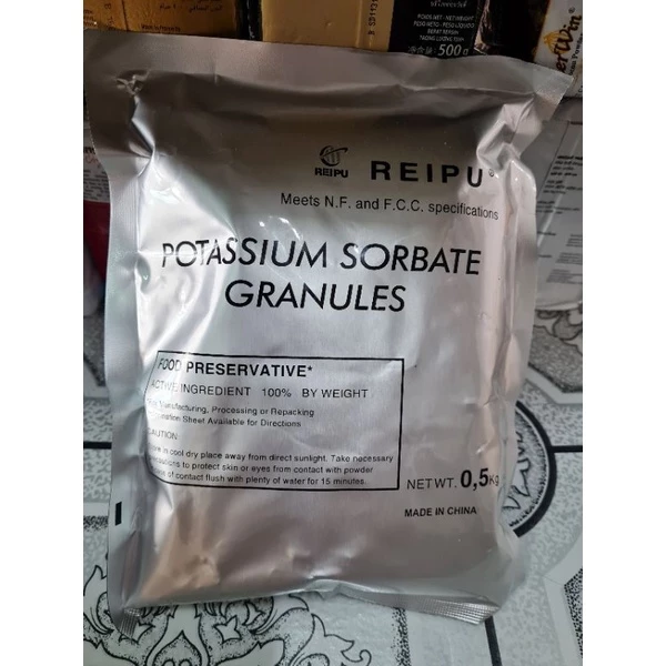 Kali Sorbate 500g- Chất bảo quản trong thực phẩm