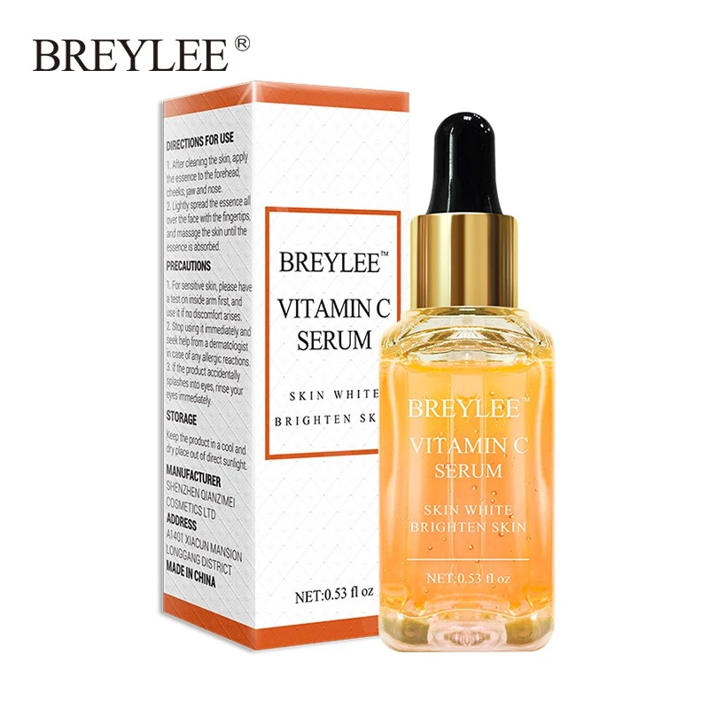 Serum Dưỡng Da Mặt BREYLEE Vitamin C Làm Sáng Chăm Sóc Da Xóa Mờ Đốm Thâm Và Tàn Nhang Chống Lão Hóa 17ml