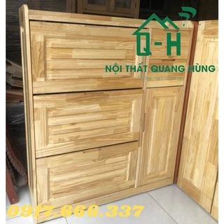 TỦ ĐỰNG GIÀY DÉP GỖ THÔNG MINH MÀU VÀNG MỚI