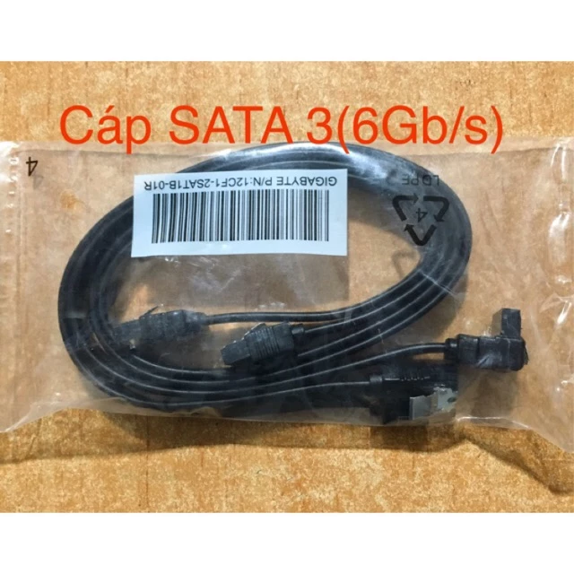 Combo 20 dây tín hiệu SATA 3.0 6Gb/s - hàng bóc máy có lẫy sắt