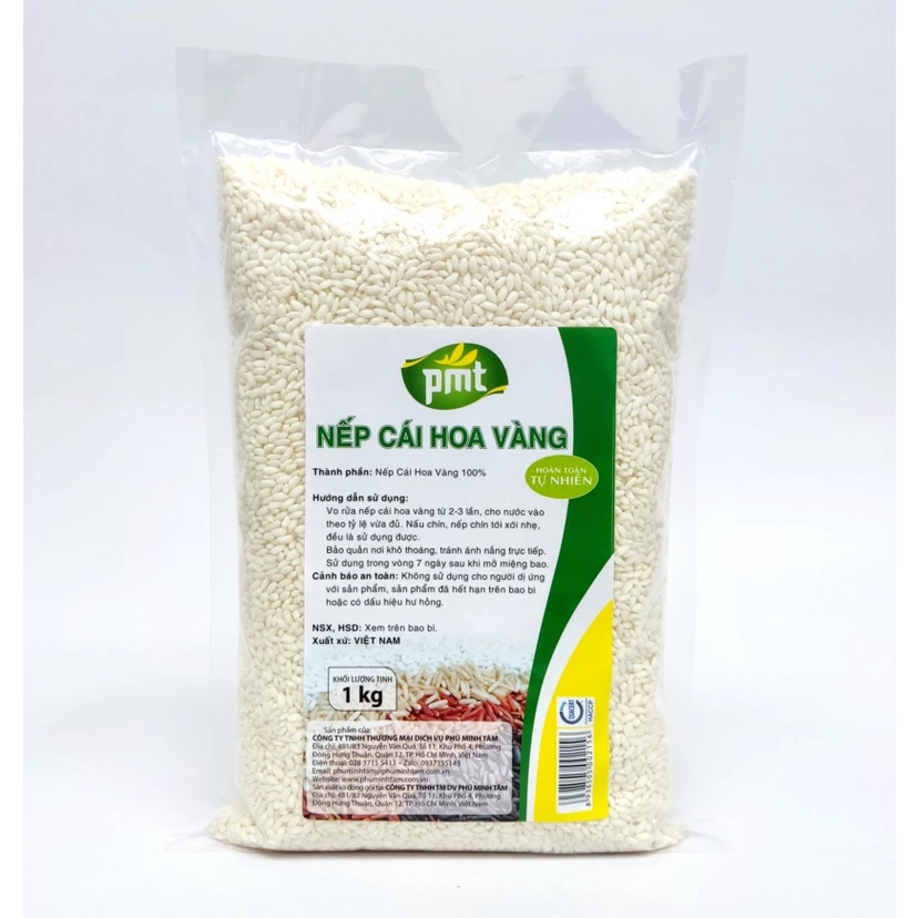 Nếp cái hoa vàng Phú Minh Tâm 1kg