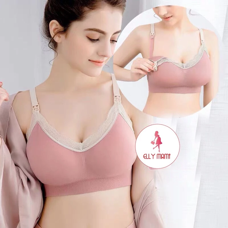 [BEST SELLER] ( 40kg - 95kg ) Áo Ngực Bra Bầu và Sau Sinh Không Gọng Chống Chảy Xệ Mềm Mại Thoáng Khí