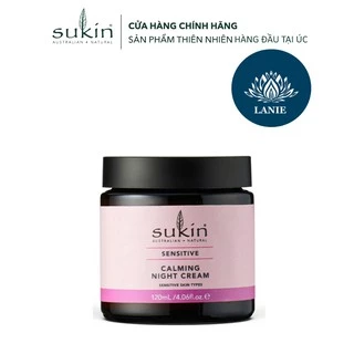 [hsd 2026] Kem Dưỡng Da Ban Đêm Dành Cho Da Nhạy Cảm Sukin Sensitive Calm Night Cream 120ml