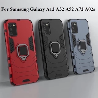 [1 đổi 1] Ốp lưng Samsung Galaxy A12 A32 A52 A72 A02s chống sốc Iron Man gắn giá đỡ iring, chống va đập mạnh