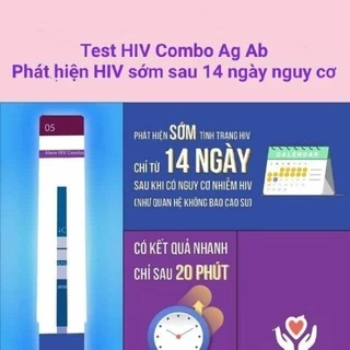 Bộ xét nghiệm phát hiện sớm HIV 14 ngày kết quả chính xác hơn 95%, ALERE COMBO
