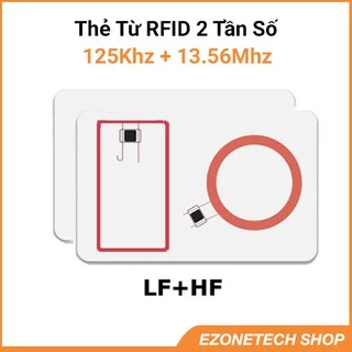 Thẻ từ RFID Tần Số Kép 125Khz và 13,56Mhz – Dual Card