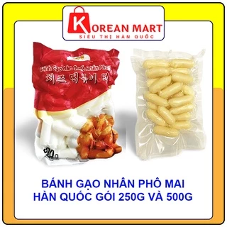 Bánh gạo tokbokki hàn quốc nhân phô mai gói đỏ MIR