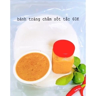 Bánh tráng phơi sương chấm sốt tắc siêu ngon