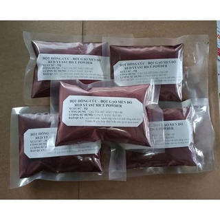 BỘT HỒNG CÚC - BỘT GẠO MEN ĐỎ (RED YEAST RICE POWDER) GÓI 50GAM