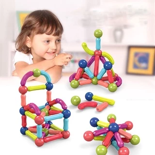 Ghép Hình Nam Châm 36 Chi Tiết - Ghép Hình Sáng Tạo Magnetic stocks Montessori cao cấp