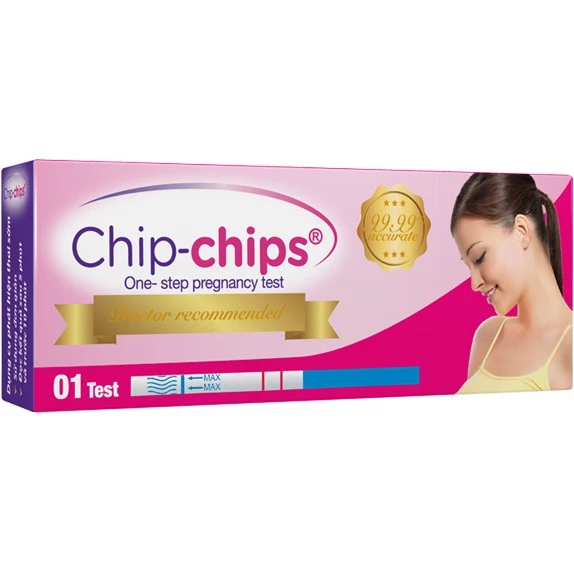 (✅Nhà thuốc) Que thử thai Chip Chip chín hãng