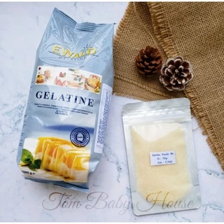 Gelatine EWALD Đức làm Thạch, Kẹo Dẻo, Pudding - túi zip 50gr & 100gr