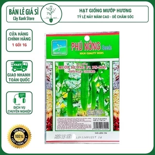 Hạt Giống Mướp Hương F1 - Phú Nông Seeds - Key: Đất sạch, Phân Bón, Hữu Cơ, Xơ Dừa