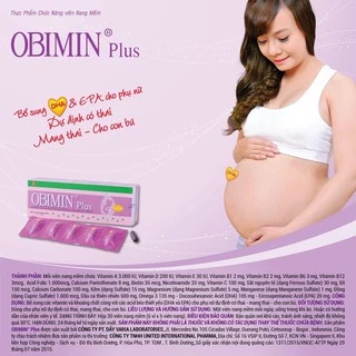 Obimin Plus (30 Viên)