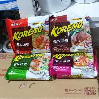 Mì Koreno Hàn Quôc nhiều vị gói 100g