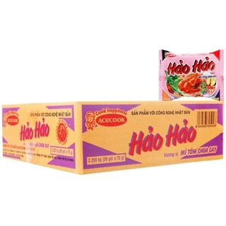 Mì Hảo Hảo Acecook tôm chua cay thùng 30 gói x 75g