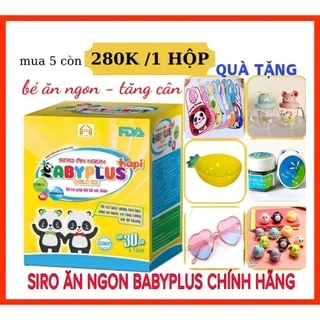 Sirô Ăn Ngon Babyplus hỗ trợ tiêu hoá chống táo bón và tăng sức đề kháng - Baby Plus