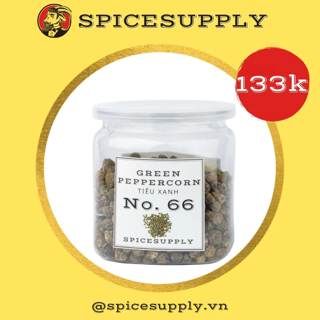 Green Peppercorn - Tiêu Xanh SPICESUPPLY Việt Nam Nhập Khẩu Hũ 40g