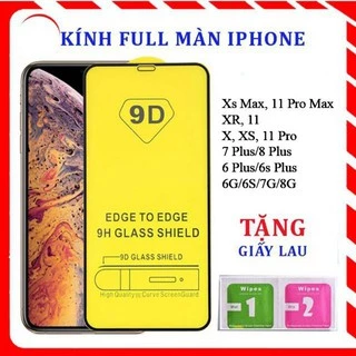 CƯỜNG LỰC FULL MÀN 9D CÁC DÒNG IPHONE 14 pro max/13/15 PRO MAX,X,XS,XR,11 PRO MAX, XS MAX, 12 pro max/12/12pro/12/12 MAX