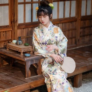 (Có Sẵn) Bộ Kimono Yukata mùa hè truyền thống Nhật Bản