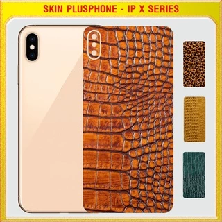 Dán Skin mặt sau cho iPhone X, XR, XS, XS Max vân da cá sấu, da báo