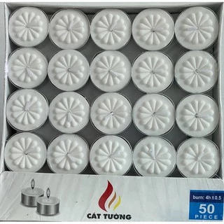 Hộp nến Tealight không khói (50 viên) - 2 giờ/1 viên