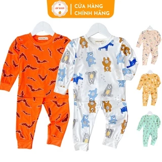 Bộ quần áo trẻ em dài tay Minky Mom Dơi cho bé trai bé gái chất thun lạnh cao cấp siêu co giãn và mềm mịn 6-18kg