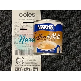 (có sẵn giao ngay date xa t12/2024) Sữa đặc cà phê Nestle Coffee & Milk 395gr - ✈️ bill mua tại Úc