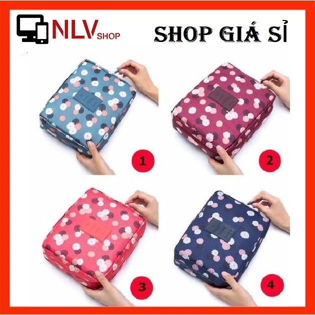 Túi Đựng Mỹ Phẩm Bông Hoa Du Lịch Chuyên Dụng