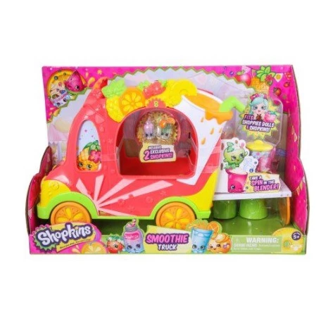 Set đồ chơi xe bán sinh tố Shopkins hàng Usa