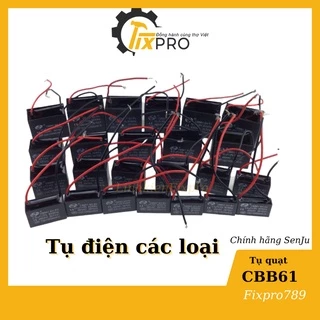 Tụ quạt 0.8uF-10uF dây SENJU CBB61 loại tốt