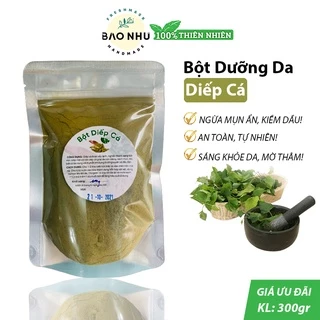 Bột Diếp Cá sấy khô chuyên dùng dưỡng da Mụn ẩn - Sáng da - Mờ thâm